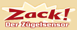 Zack - der Zgelsensor (Logo)